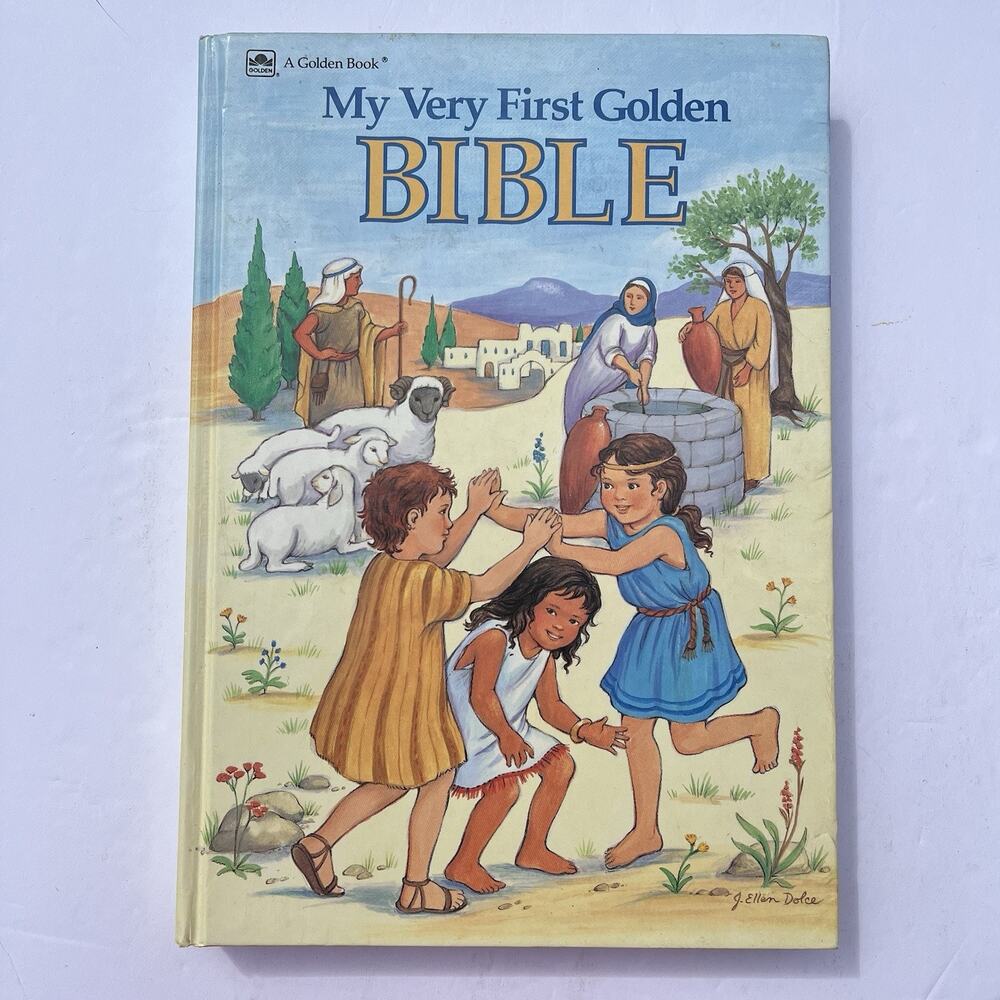 A Golden Book My Very First Golden Bible 1991 Hardcover Vintage Christian